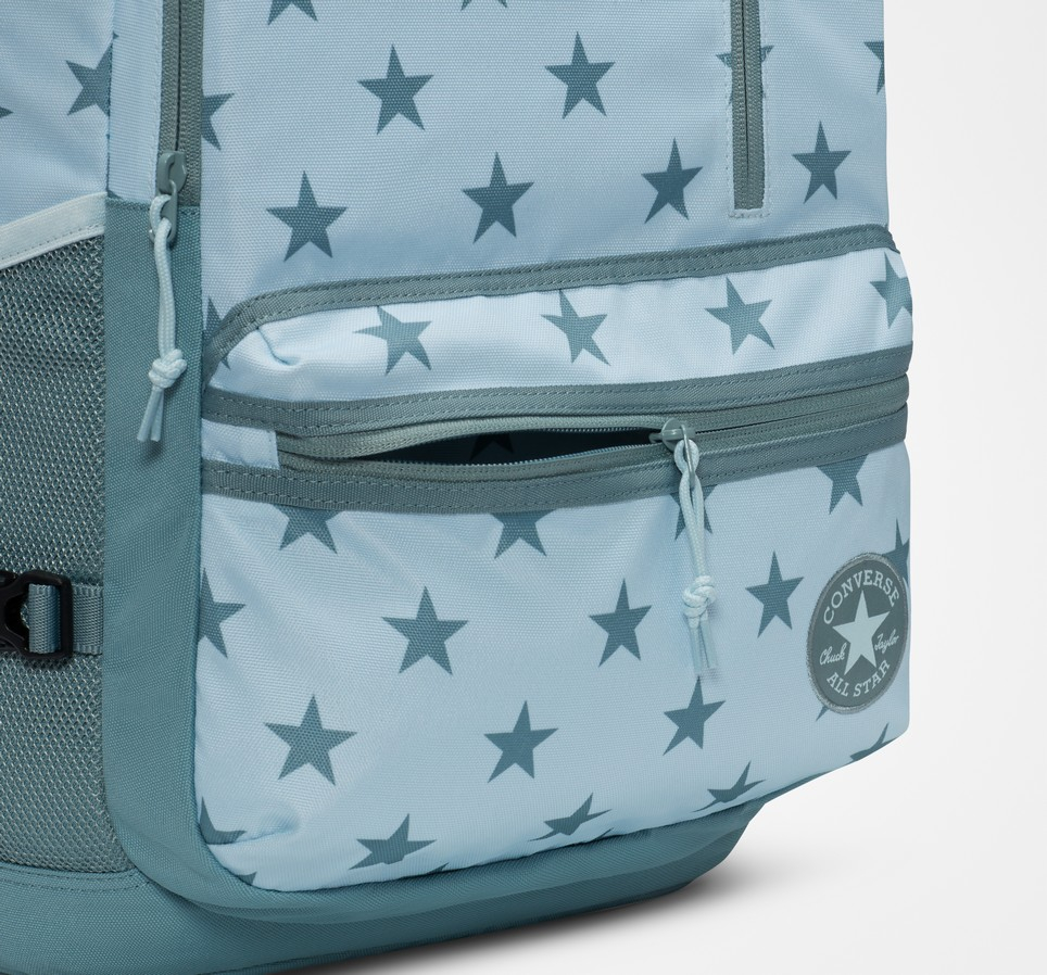 Straight Edge Printed Backpack