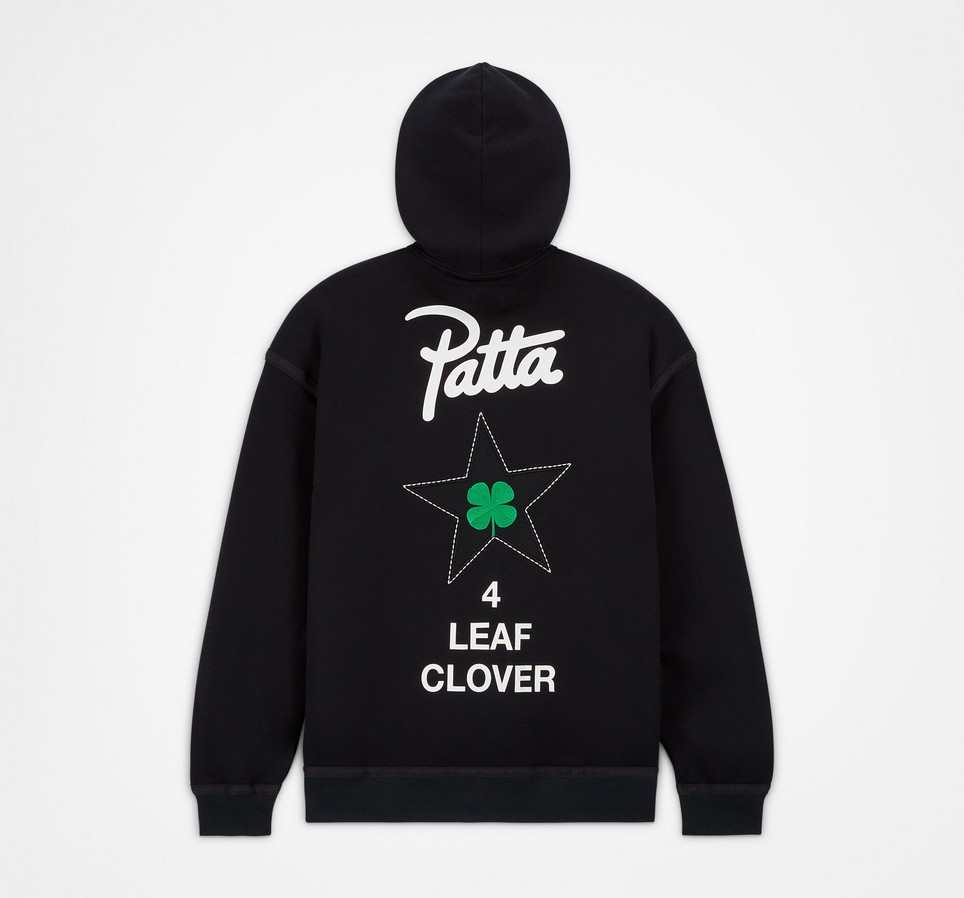 Converse x Patta Four-Leaf Clover Utility Fleece Hoodie