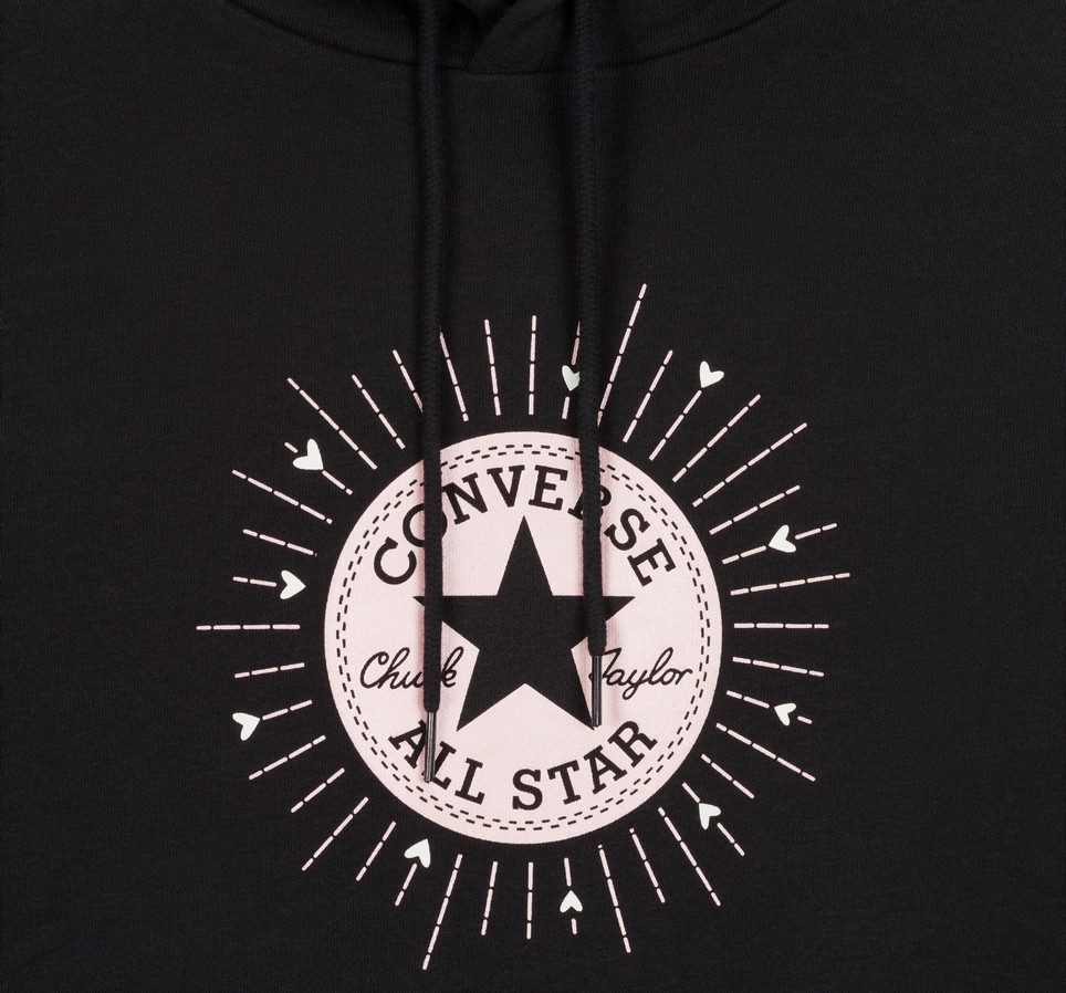 Radiating Love Graphic Pullover Hoodie