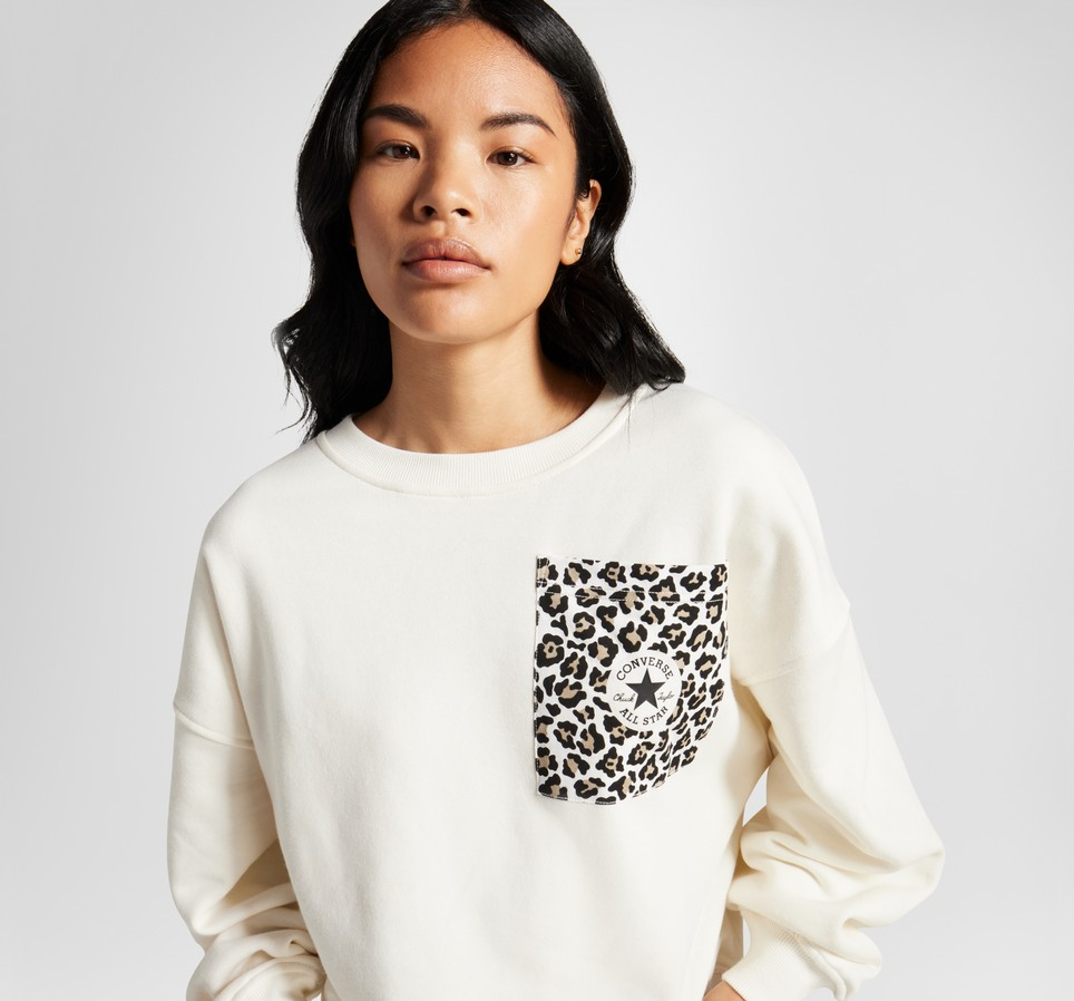 Leopard Crew Sweater
