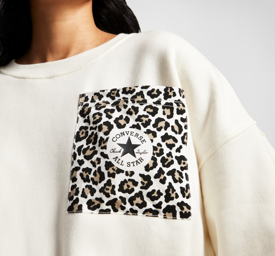 Leopard Crew Sweater
