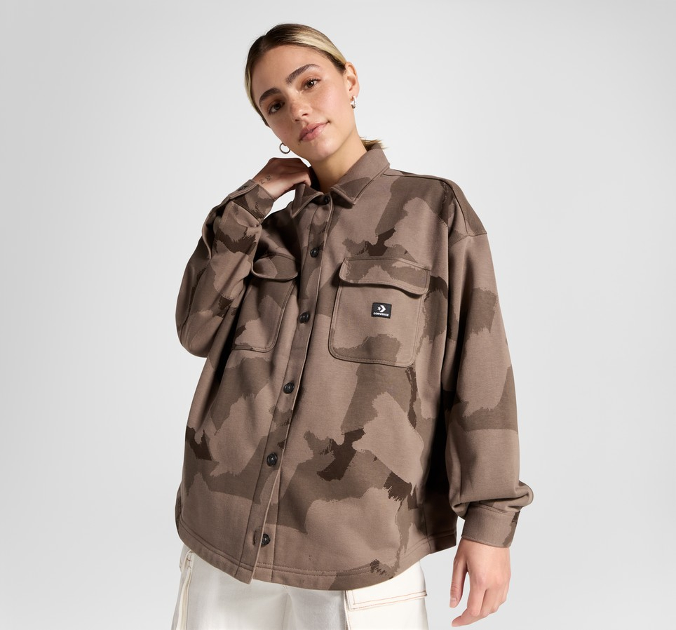 Camo Shirt Jacket