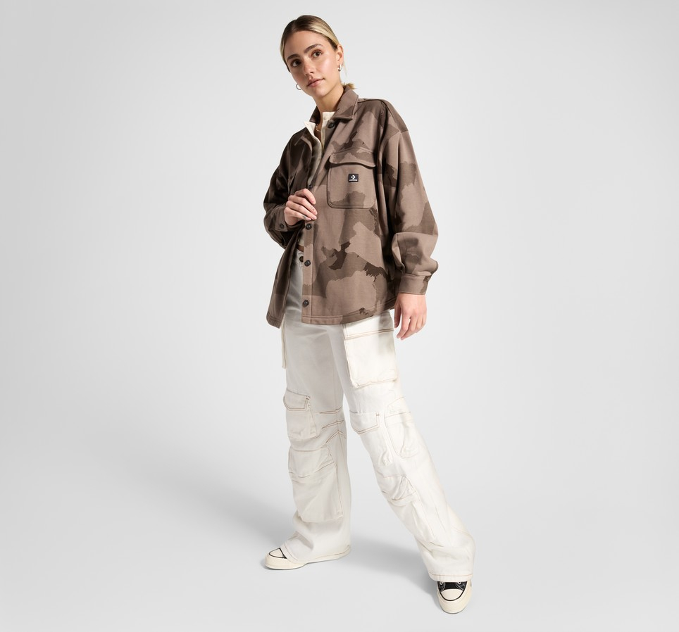 Camo Shirt Jacket