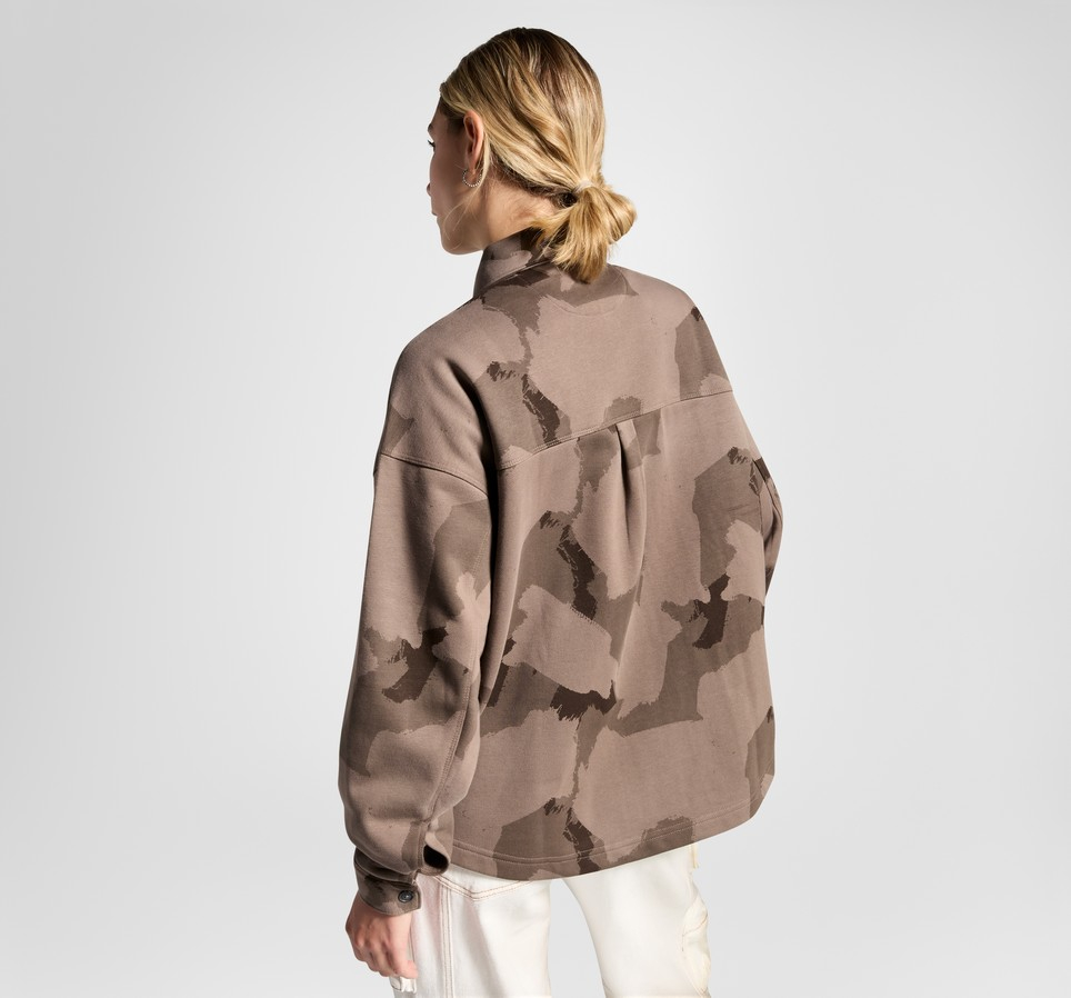 Camo Shirt Jacket