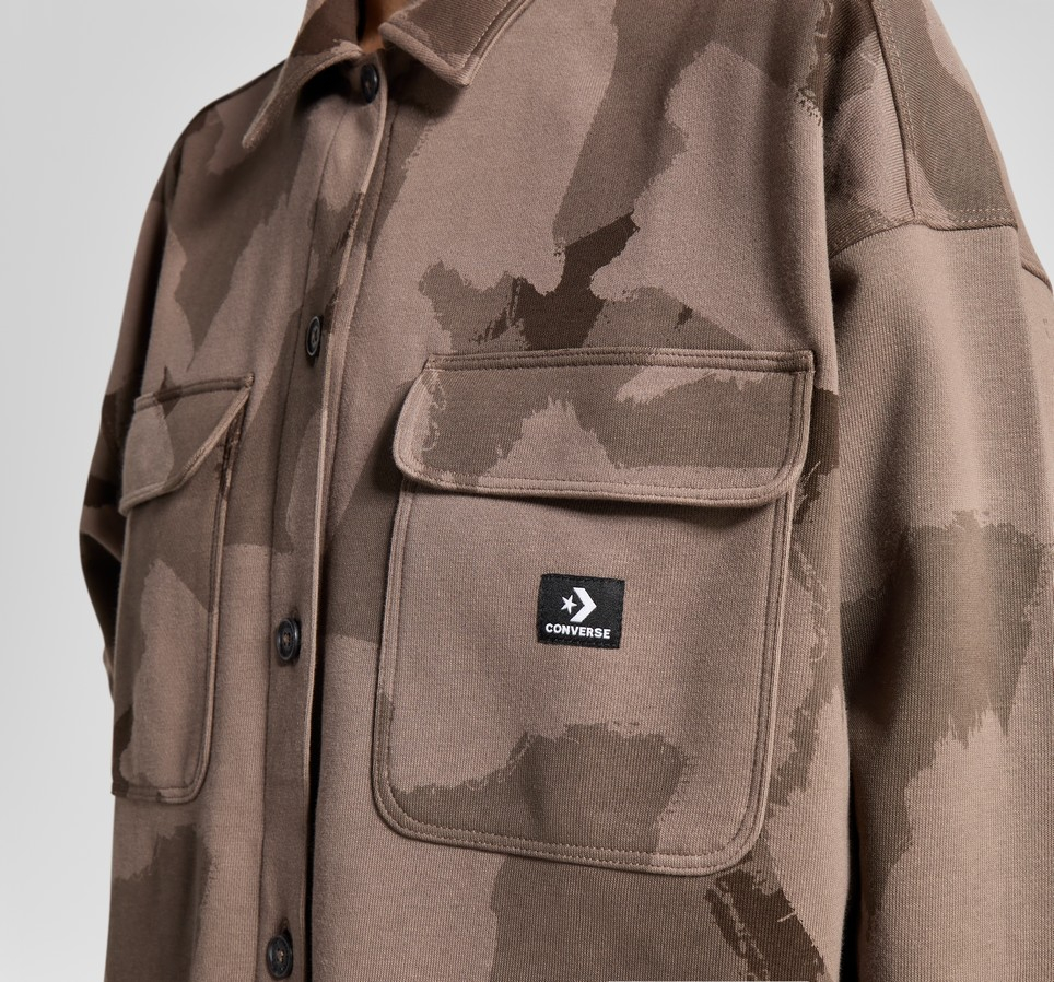 Camo Shirt Jacket