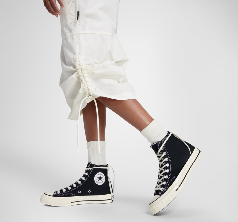 Long Woven Cargo Skirt