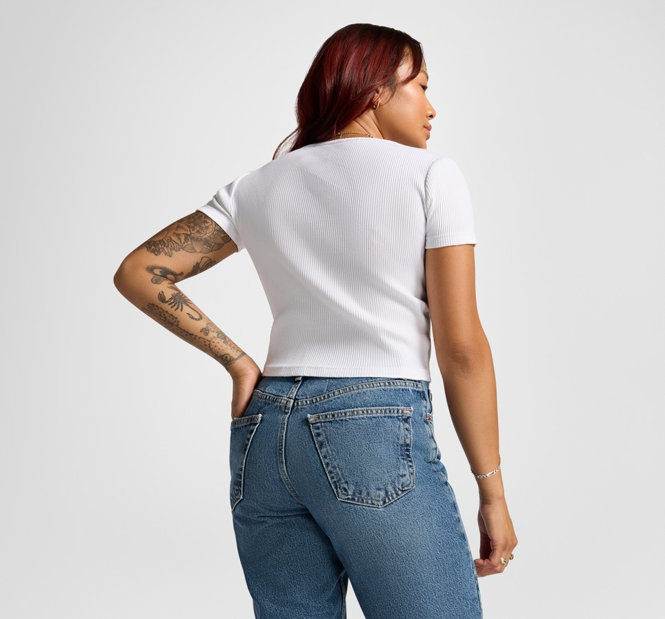 Ribbed Slim T-Shirt