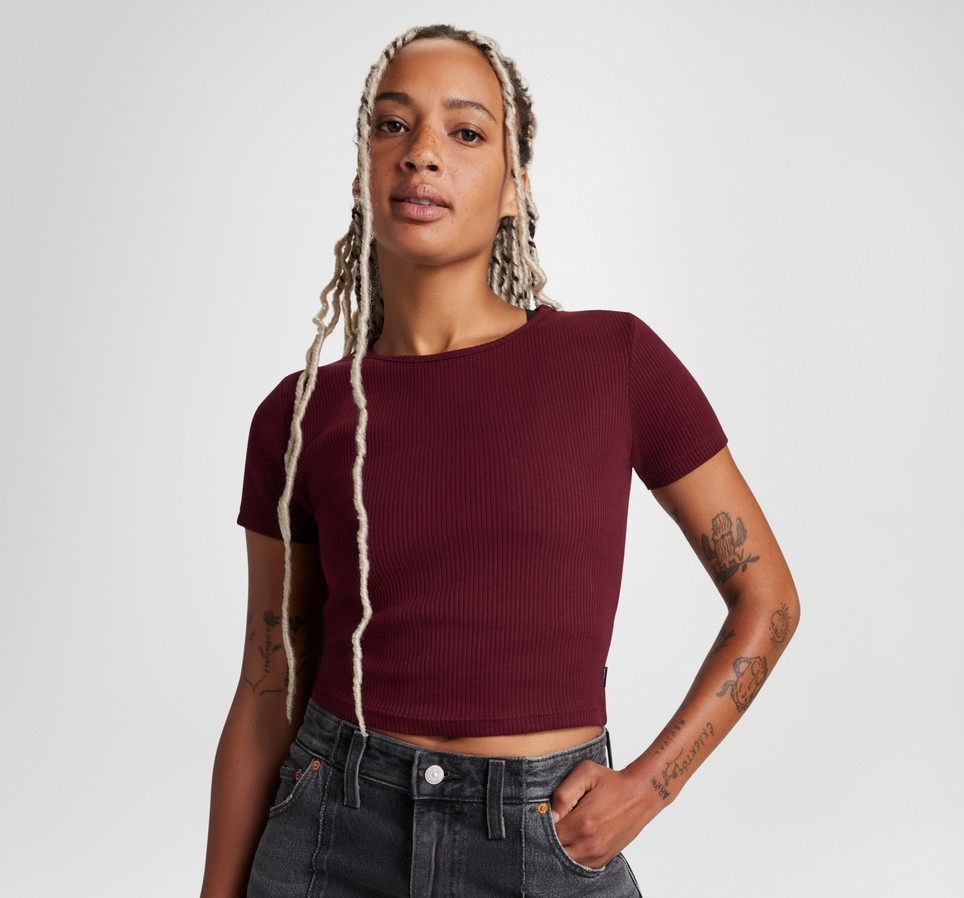 Ribbed Slim T-Shirt