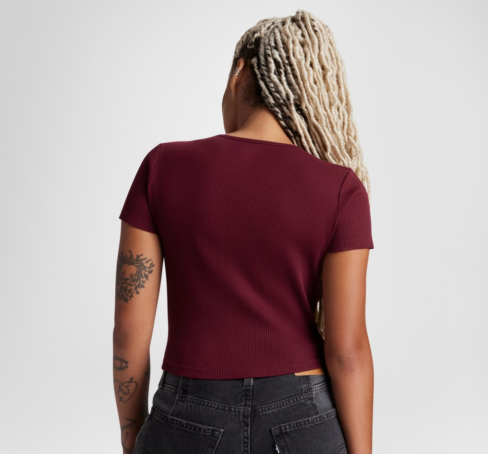 Ribbed Slim T-Shirt
