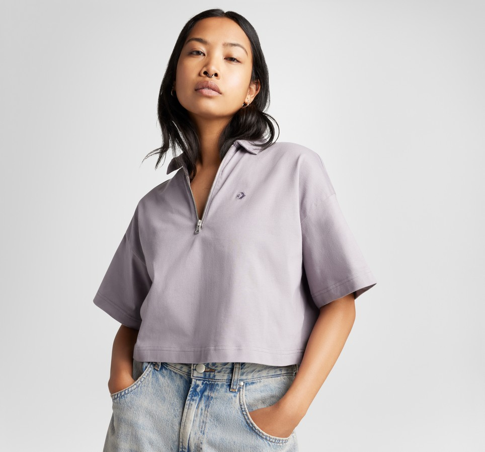 Oversized Polo Top