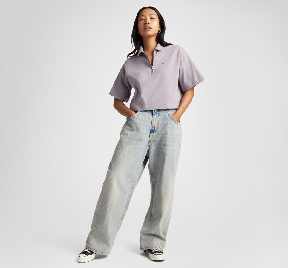 Oversized Polo Top