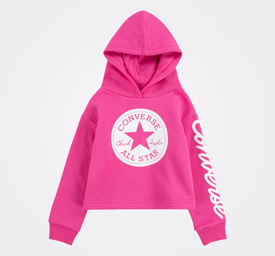 Converse Signature Cropped Hoodie