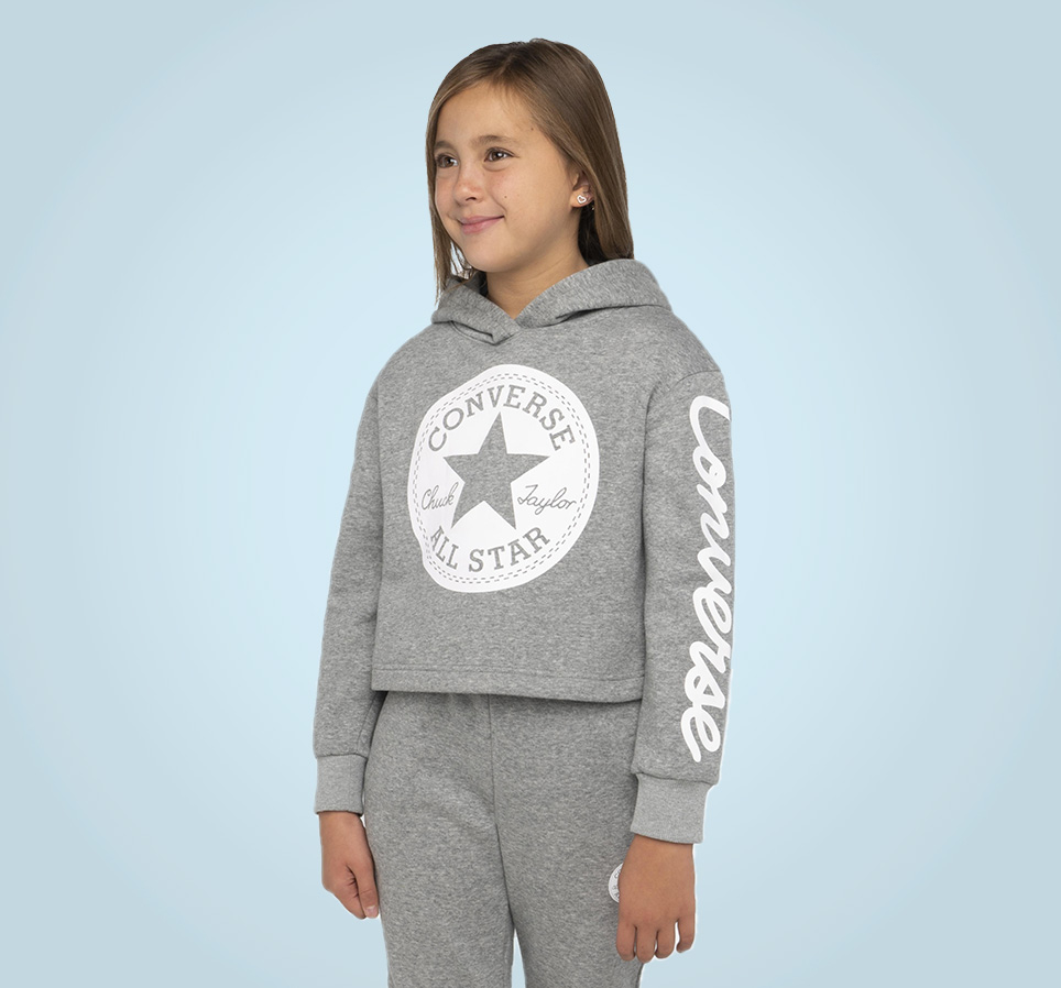 Converse Signature Cropped Hoodie