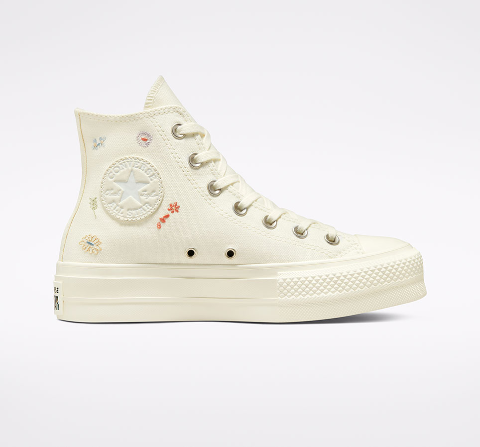 Chuck Taylor All Star Lift Platform Embroidered Floral