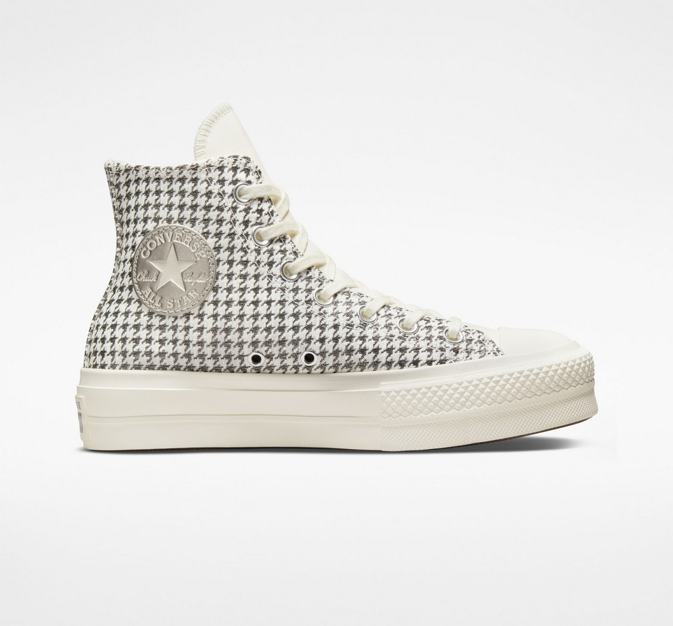 Chuck Taylor All Star Lift Platform Houndstooth Shine