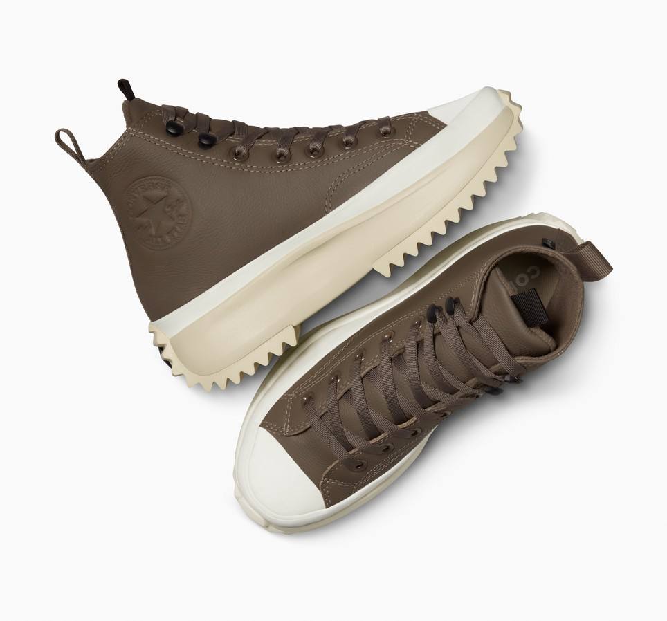 Run Star Hike Platform Cuir Converse Run Star Hike Platform Tortoise