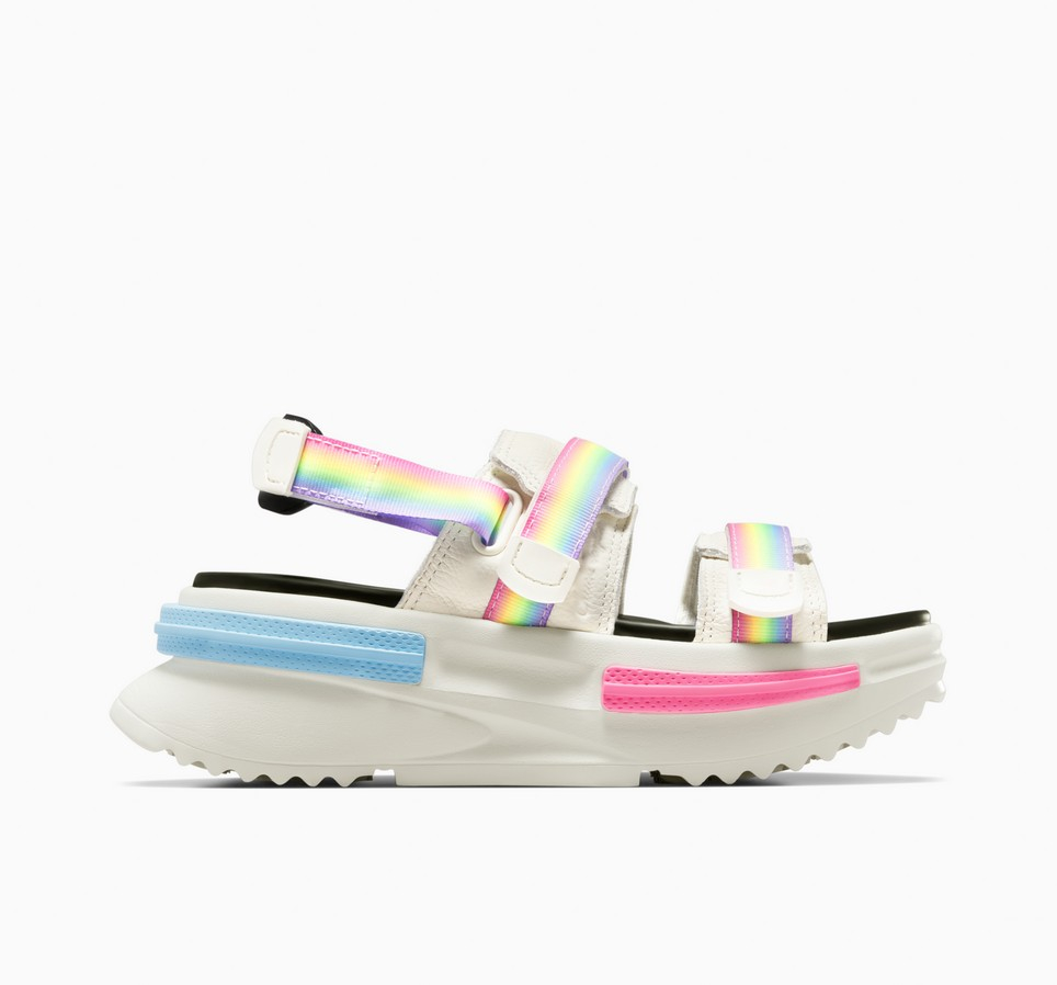 Pride Iridescent Flatform Sandals Rainbow Teva Sandals Hot Sale