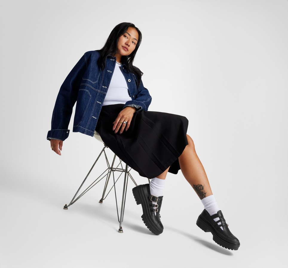 Chuck Taylor All Star Lugged Heel Mary Jane Platform