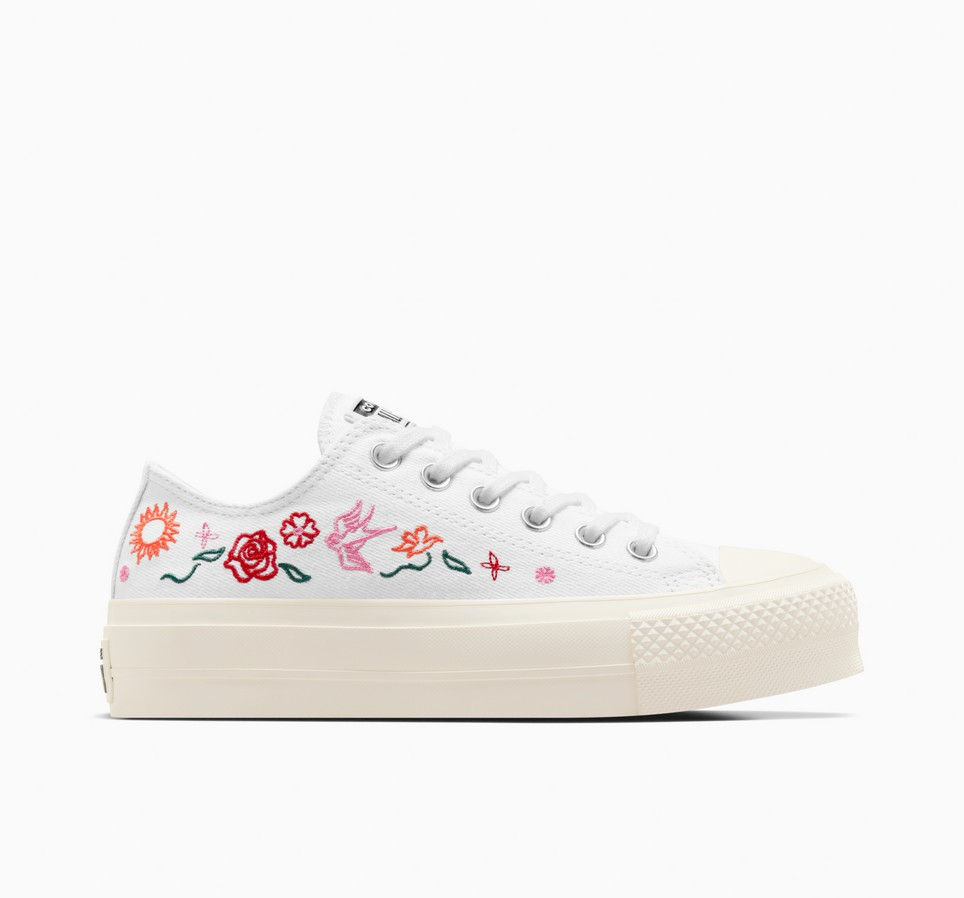 Chuck Taylor All Star Lift Platform Summer Embroidery
