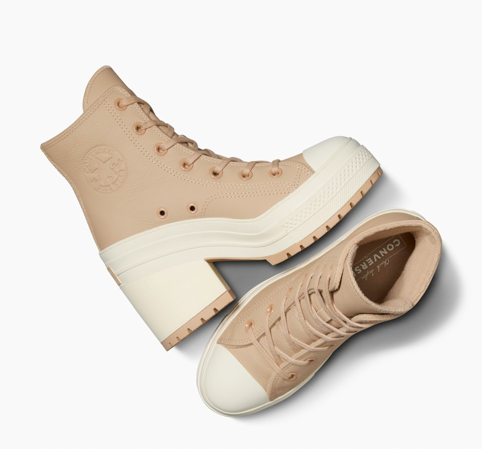 Chuck 70 De Luxe Heel Platform Weatherized Leather