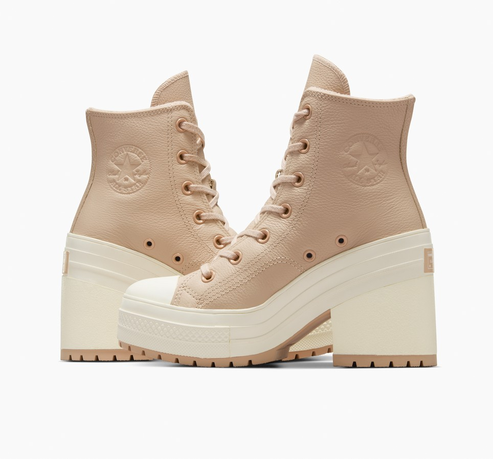 Chuck 70 De Luxe Heel Platform Weatherized Leather