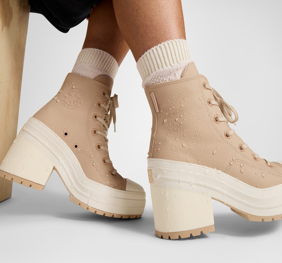Chuck 70 De Luxe Heel Platform Weatherized Leather