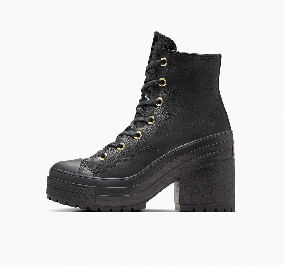 Chuck 70 De Luxe Heel Platform Leather