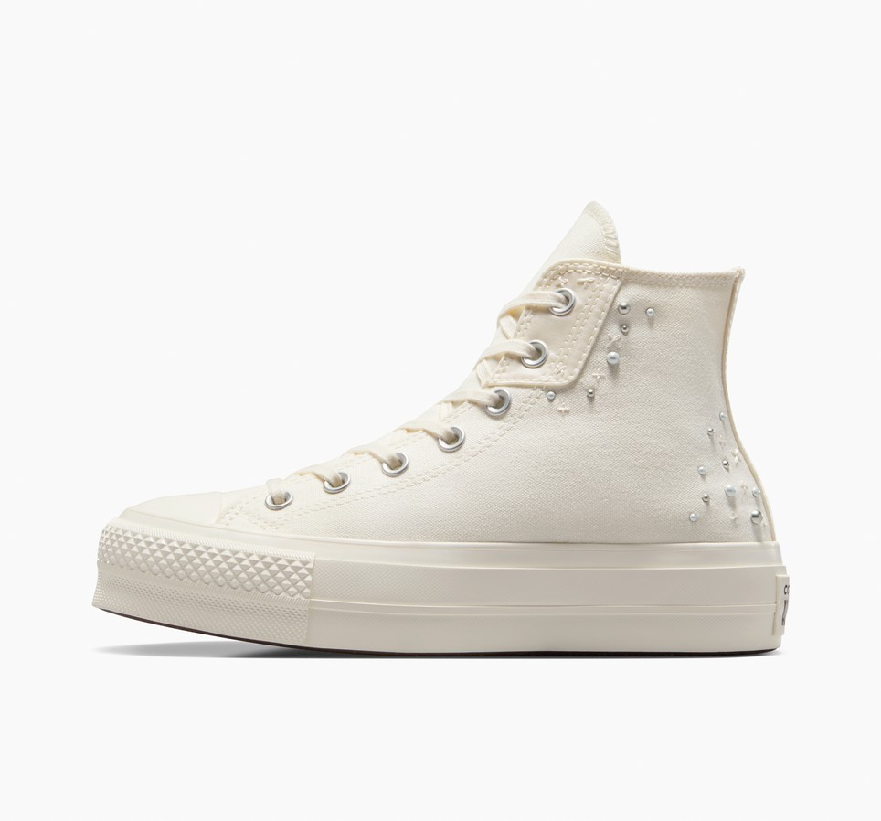 Chuck Taylor All Star Lift Platform Pearls & Studs