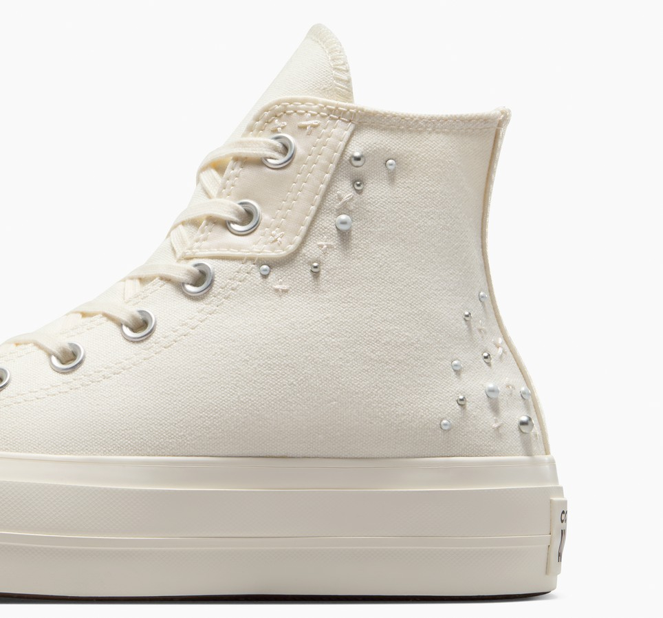 Chuck Taylor All Star Lift Platform Pearls & Studs