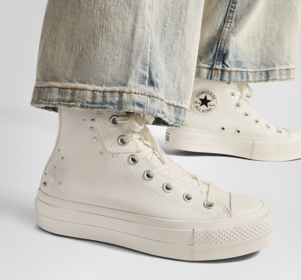 Chuck Taylor All Star Lift Platform Pearls & Studs