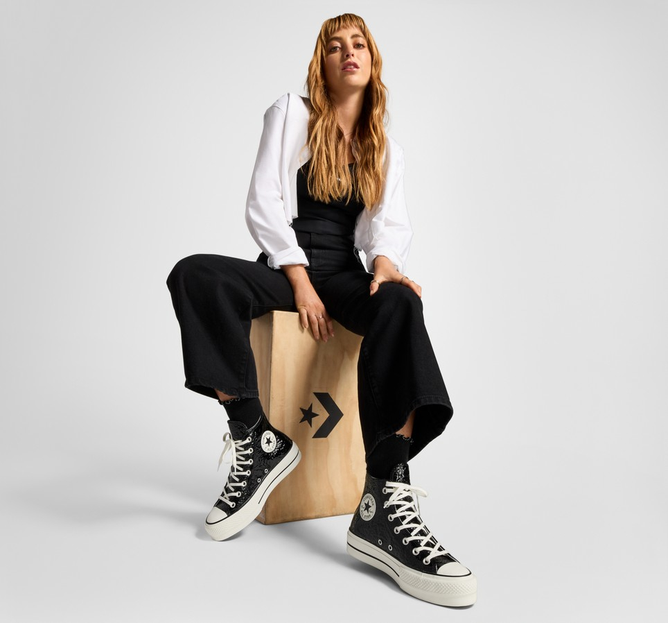 Chuck Taylor All Star Lift Platform Crinkled Leather