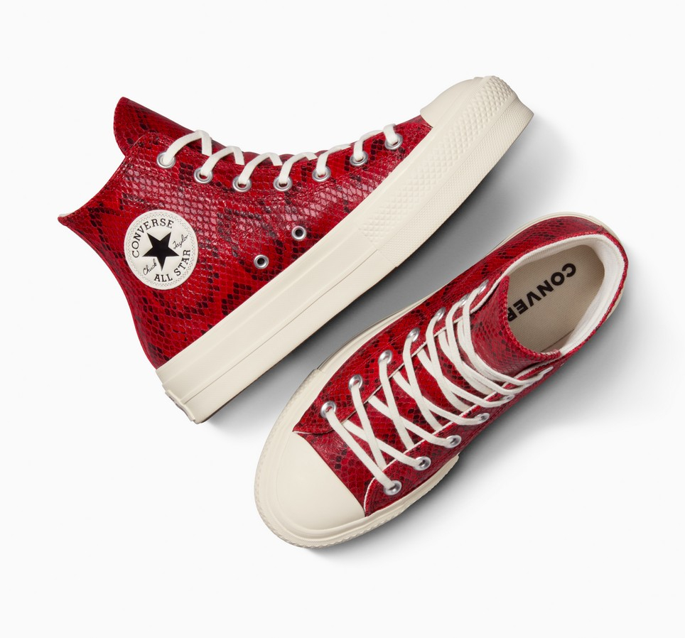 Chuck Taylor All Star Lift Platform Snakeskin Print