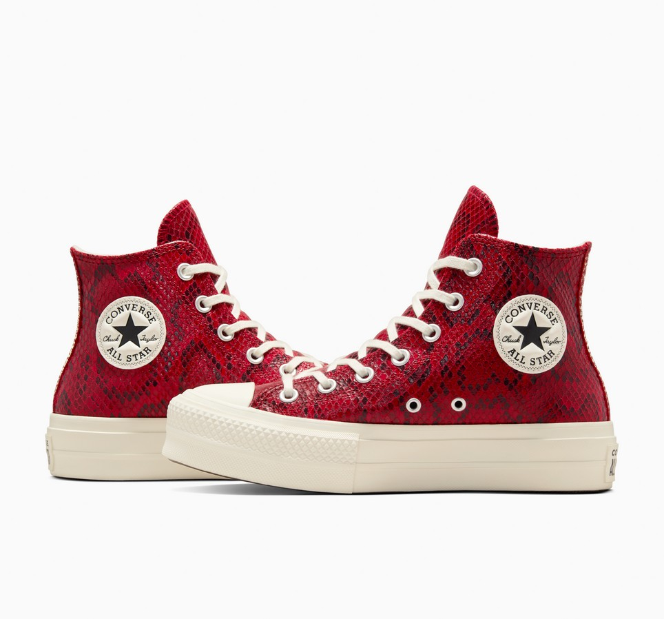 Chuck Taylor All Star Lift Platform Snakeskin Print