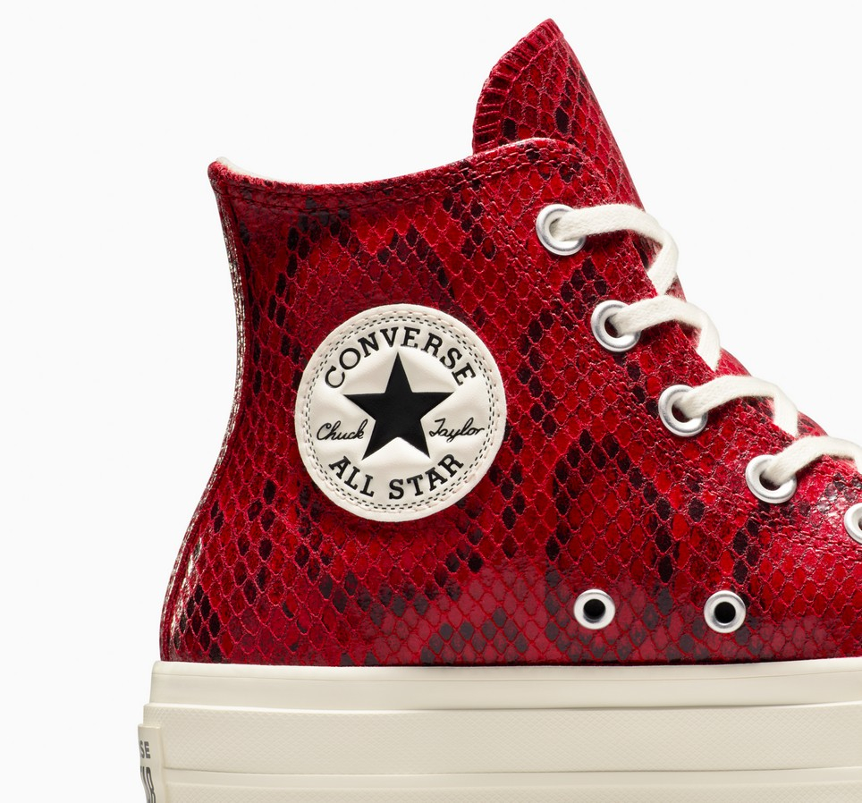 Chuck Taylor All Star Lift Platform Snakeskin Print