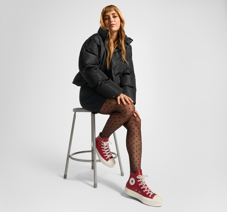 Chuck Taylor All Star Lift Platform Snakeskin Print
