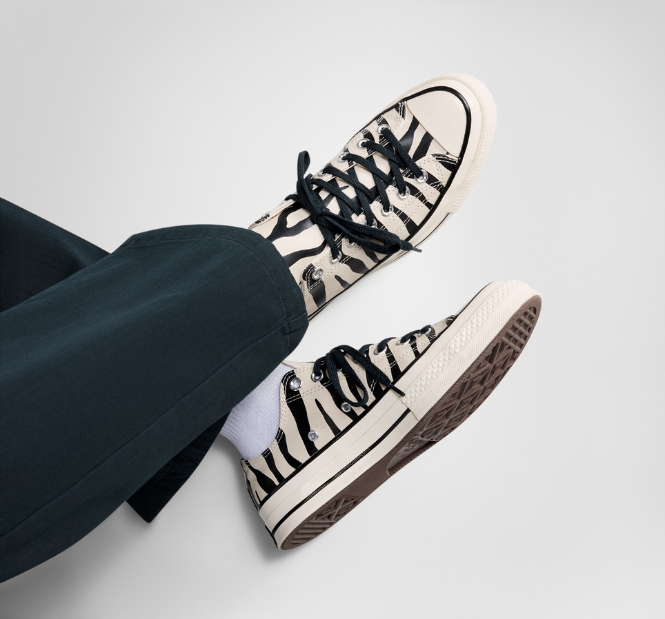 Glow-In-The-Dark Zebra Print