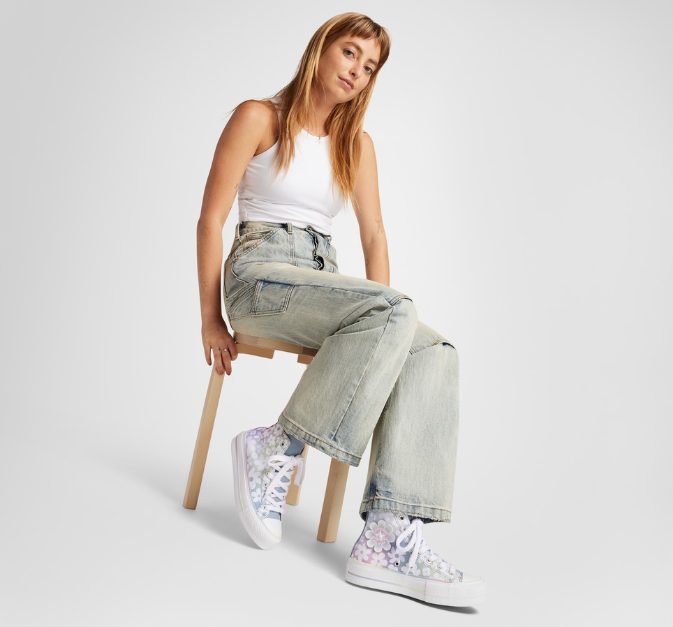 Chuck Taylor All Star Lift Platform Gradient Flowers