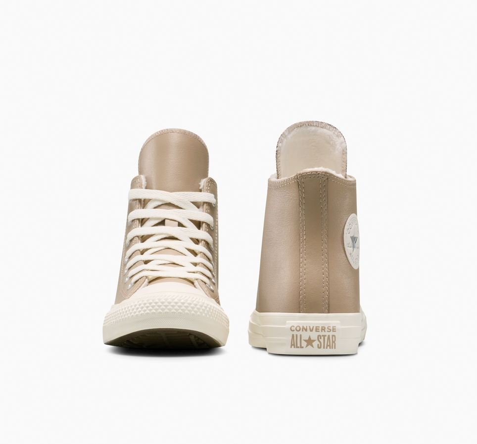 Chuck Taylor All Star Leather + Fuzzy-Lining