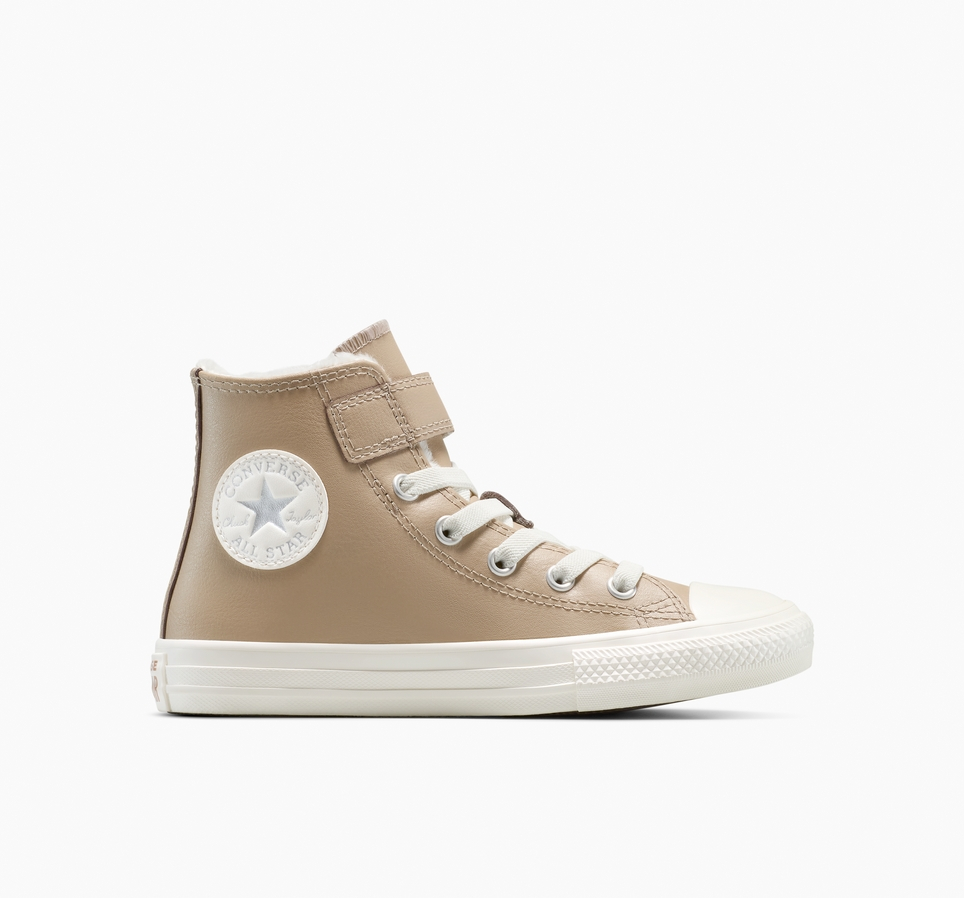 Chuck Taylor All Star Leather + Fuzzy-Lining Easy On