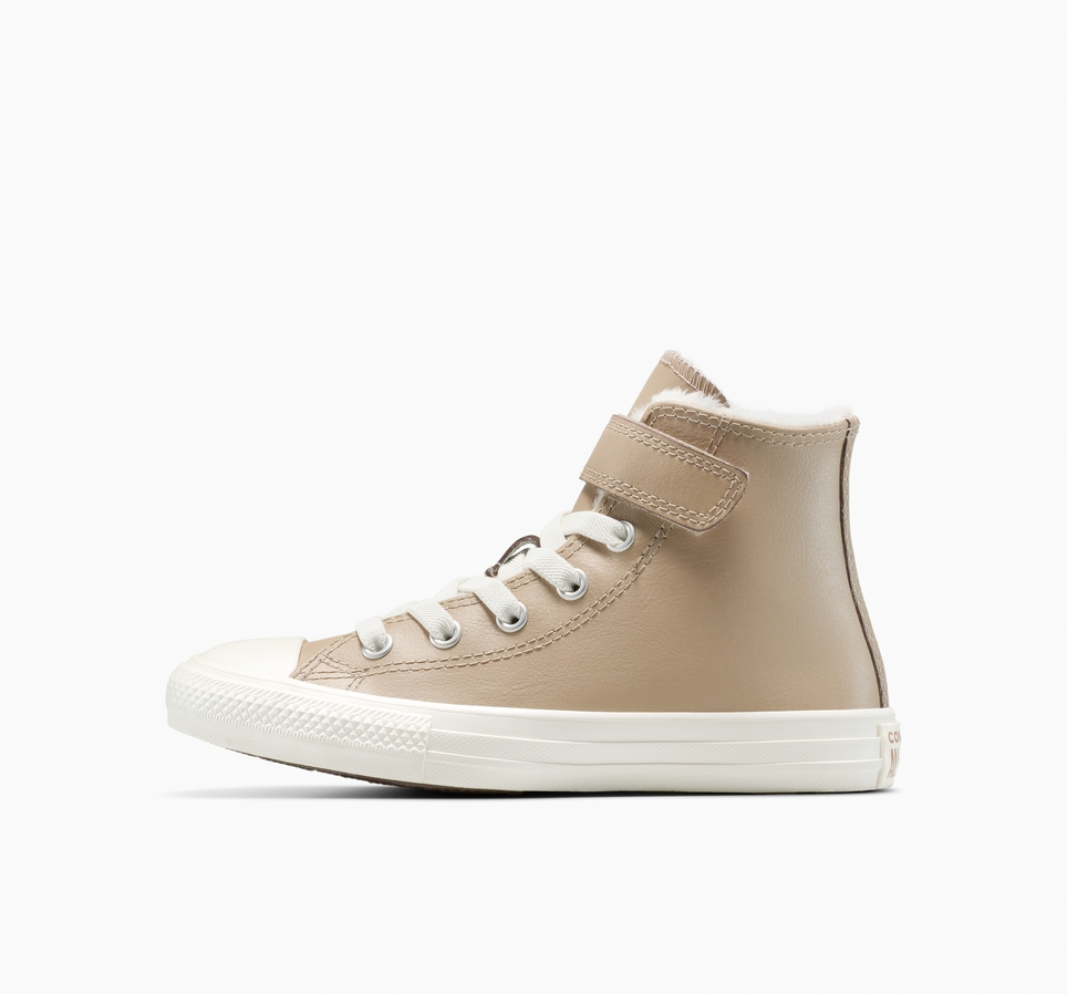 Chuck Taylor All Star Leather + Fuzzy-Lining Easy On