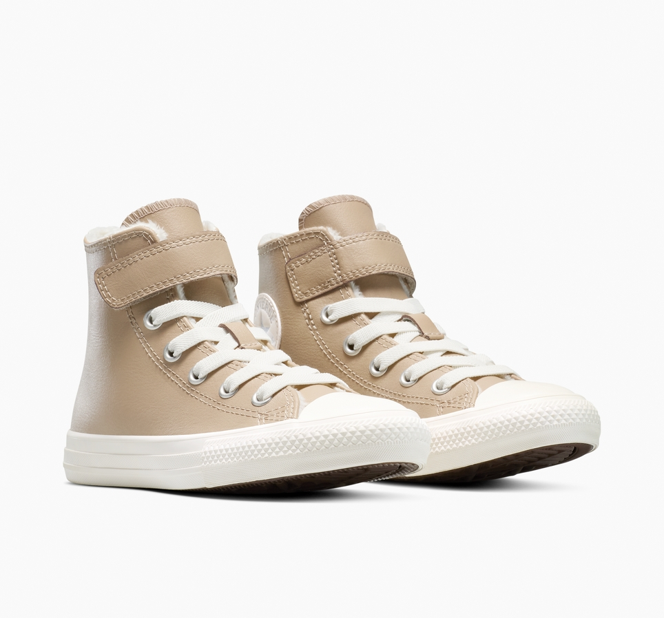 Chuck Taylor All Star Leather + Fuzzy-Lining Easy On