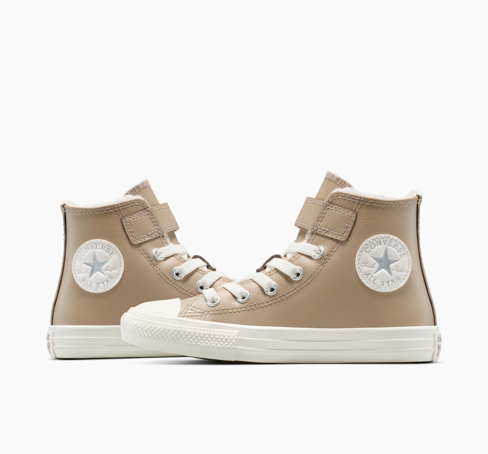 Chuck Taylor All Star Leather + Fuzzy-Lining Easy On