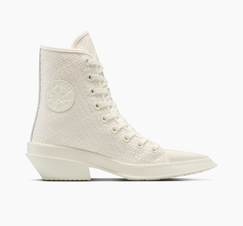 Chuck 70 De Luxe Pointed Platform Woven Leather