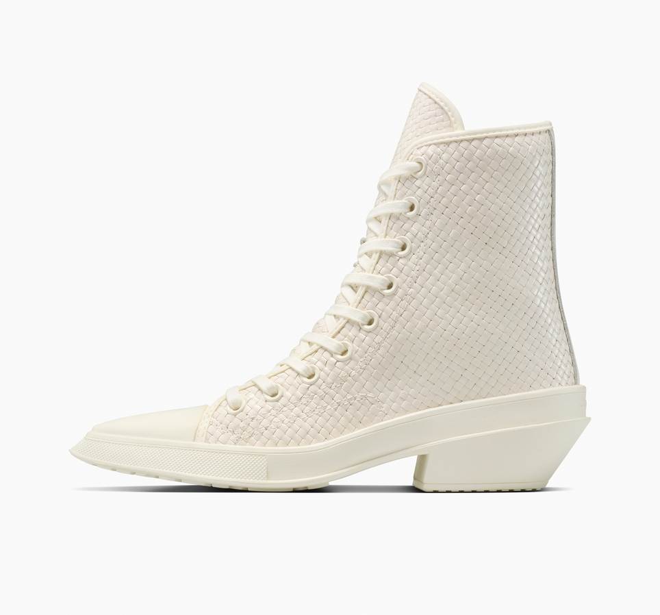 Chuck 70 De Luxe Pointed Platform Woven Leather