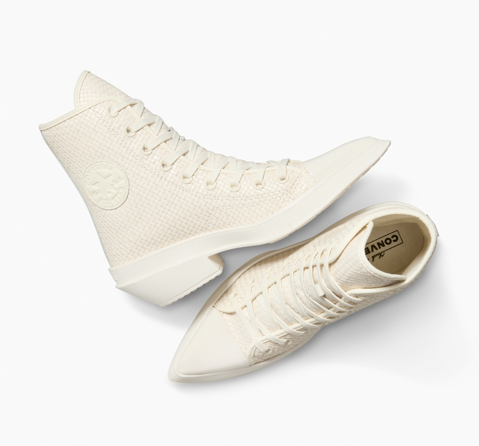 Chuck 70 De Luxe Pointed Platform Woven Leather