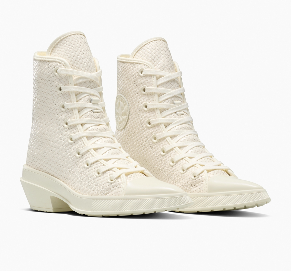 Chuck 70 De Luxe Pointed Platform Woven Leather