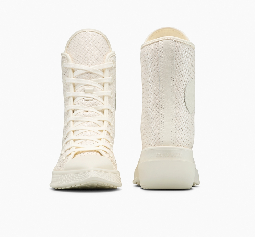 Chuck 70 De Luxe Pointed Platform Woven Leather