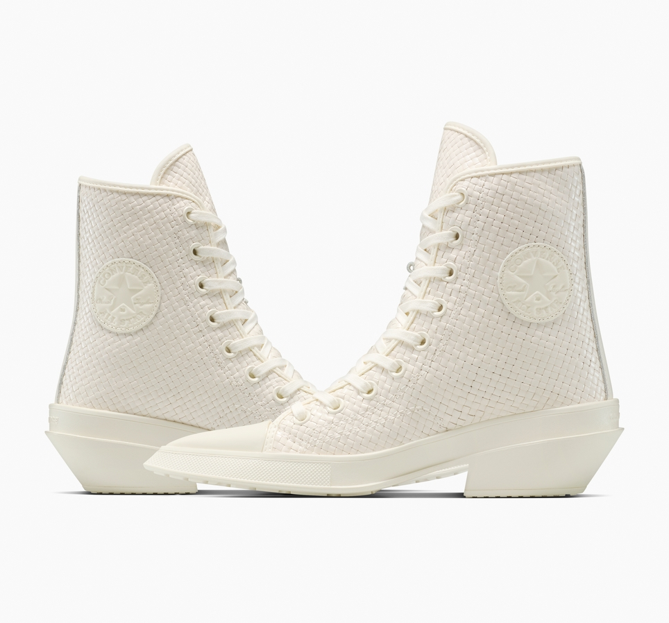 Chuck 70 De Luxe Pointed Platform Woven Leather
