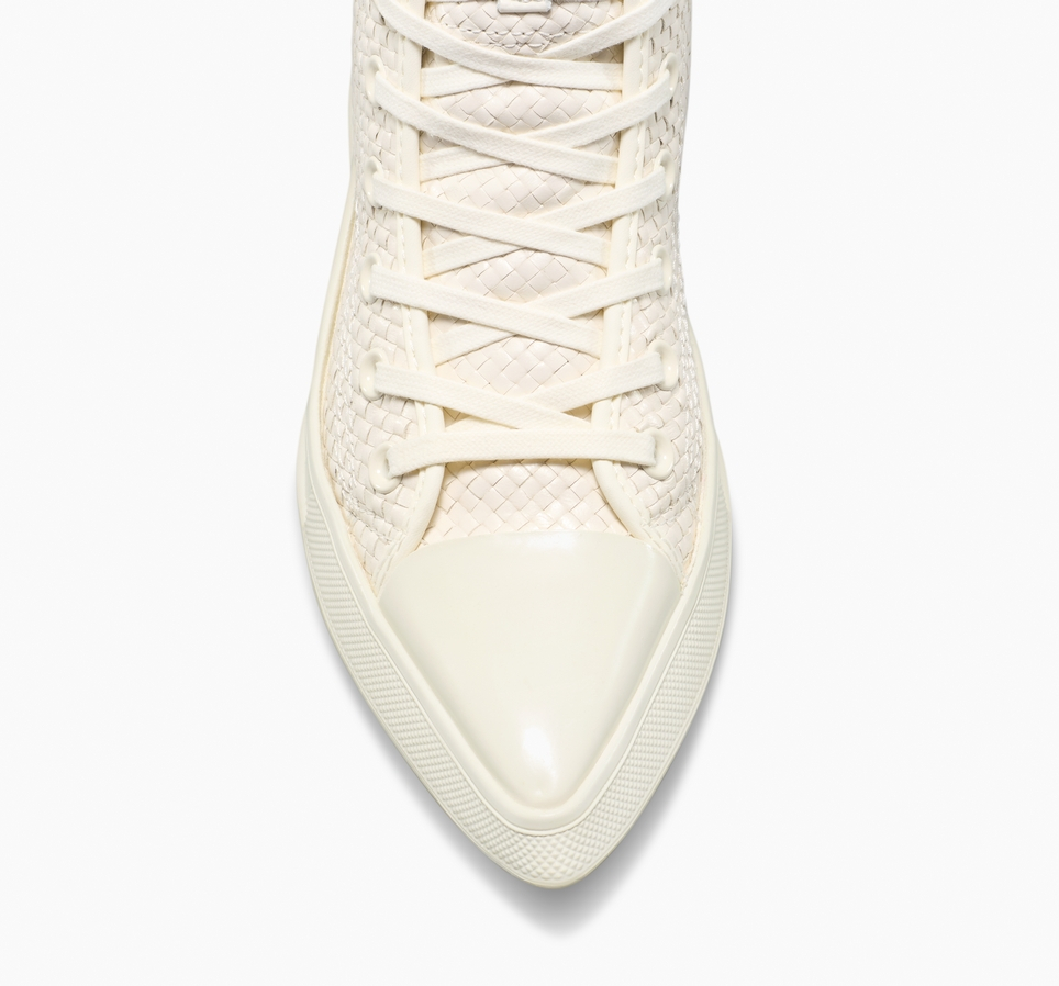 Chuck 70 De Luxe Pointed Platform Woven Leather