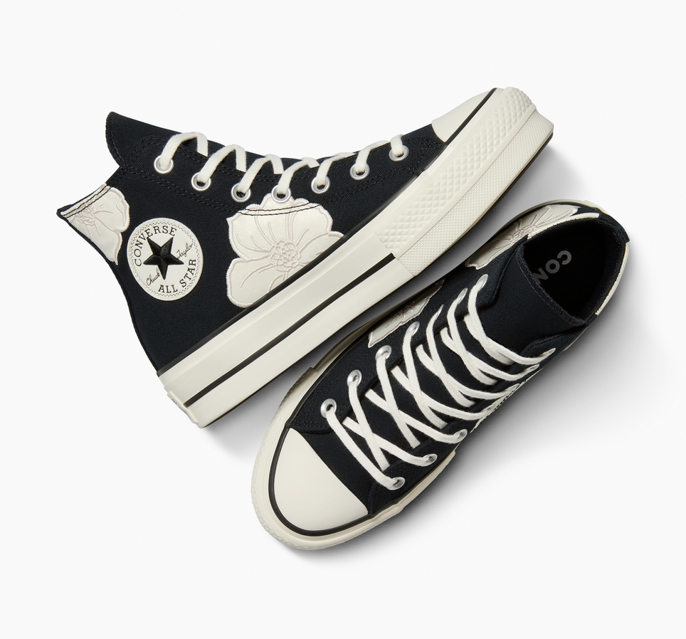 Chuck Taylor All Star Lift Platform Flowers